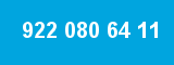 922 080 64 11